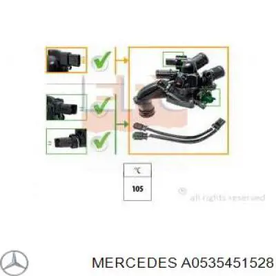 Mercedes 0535451528 precio, desde 8,32 EUR