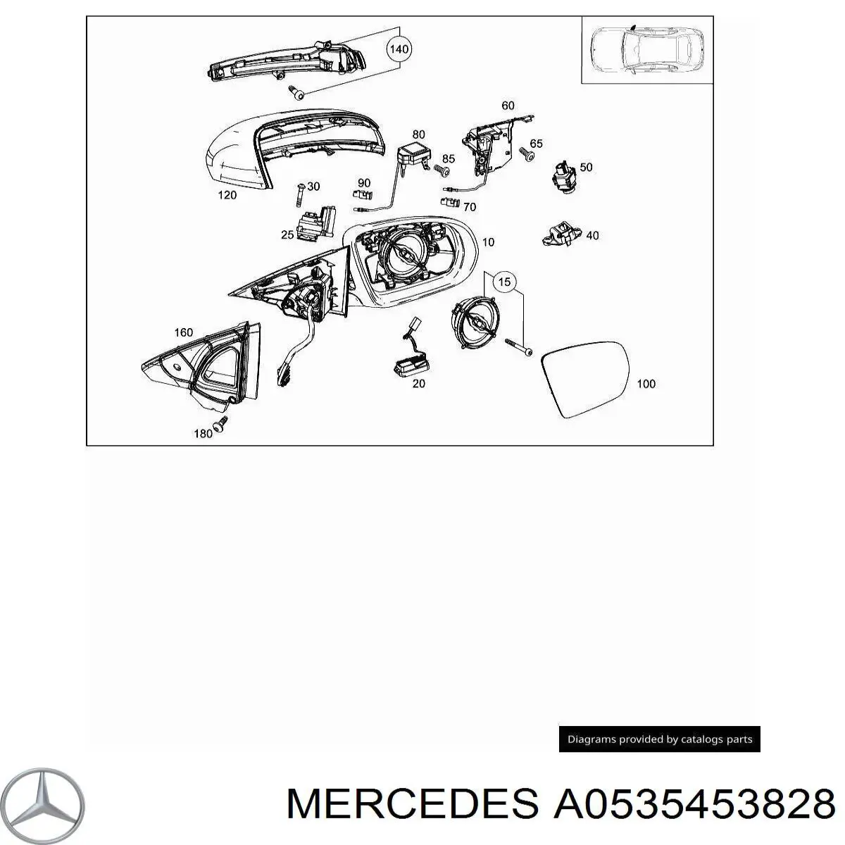 A0535453828 Mercedes 