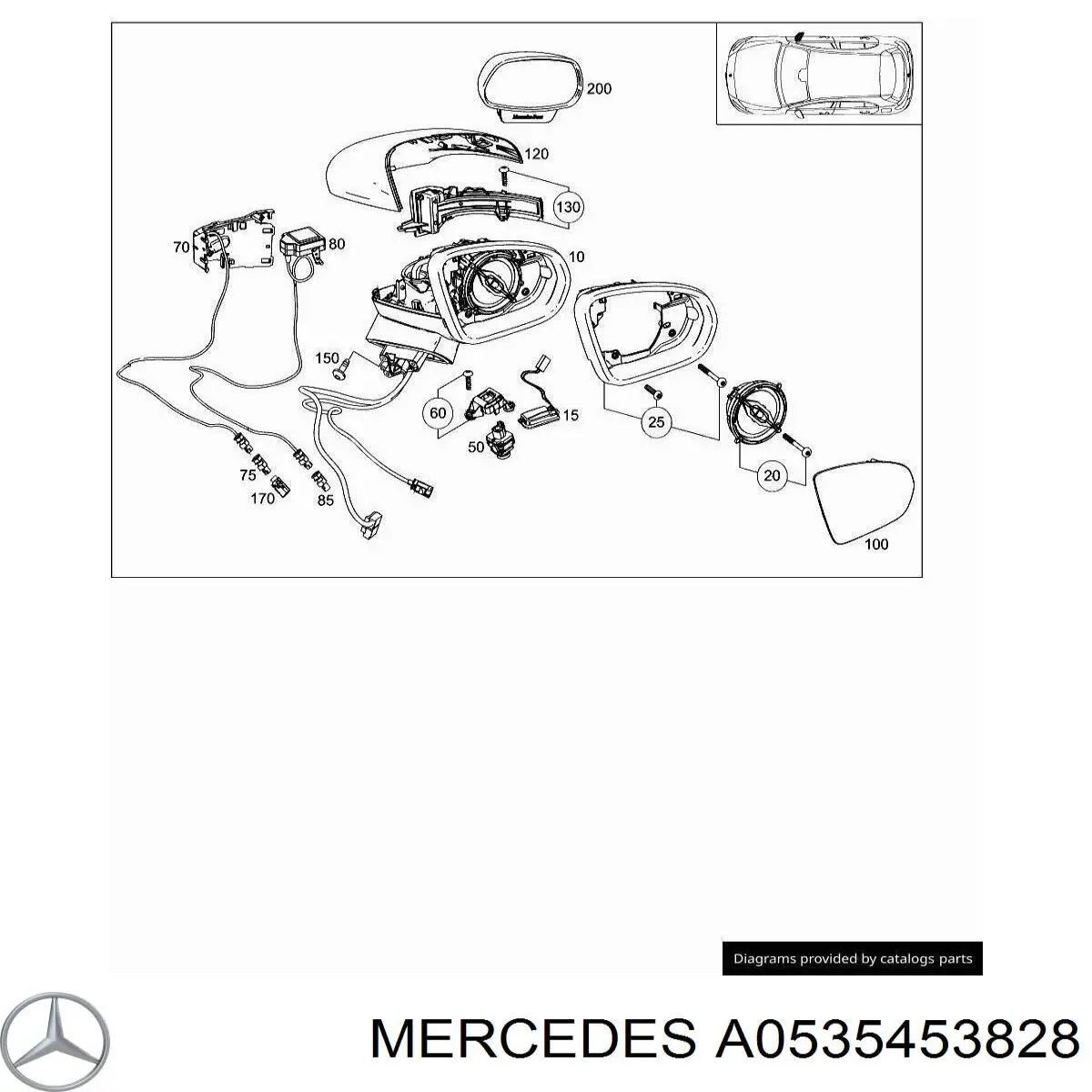  Mercedes A0535453828 precio, desde 8,32 EUR