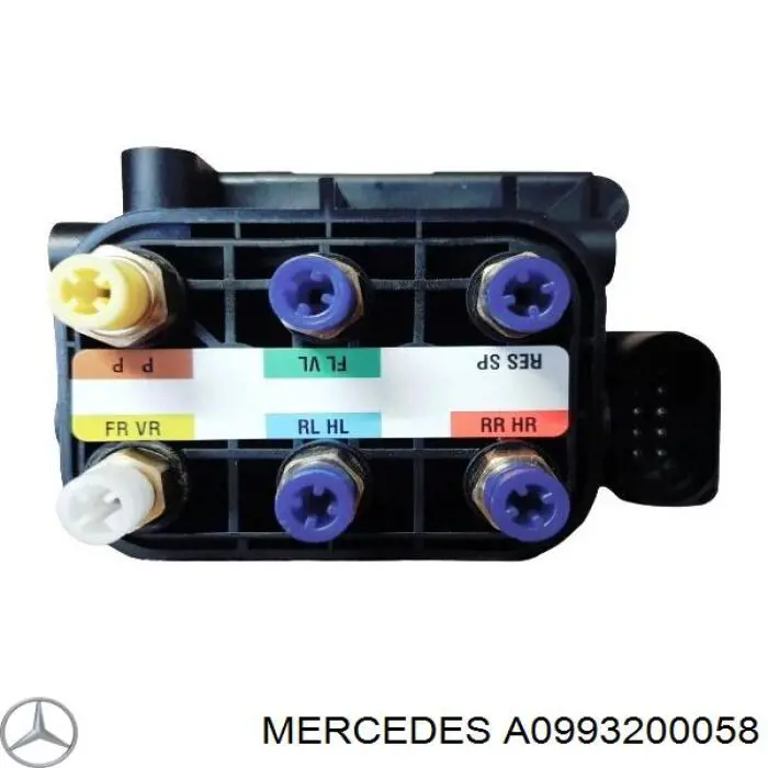 Bloque de válvulas de suspensión regulable Mercedes A0993200058 precio, desde 189,78 EUR