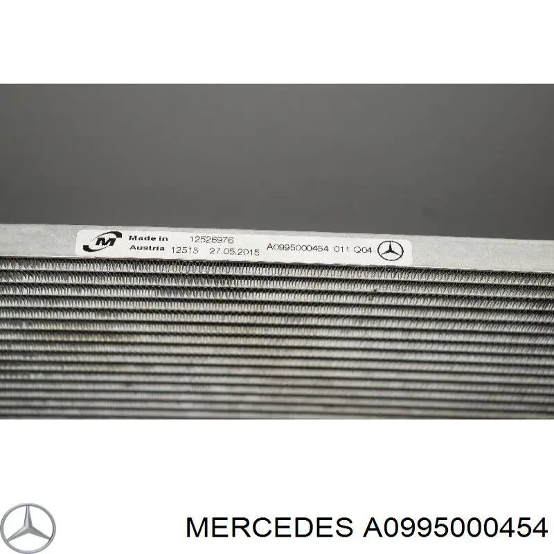 A0995000454 Mercedes condensador aire acondicionado