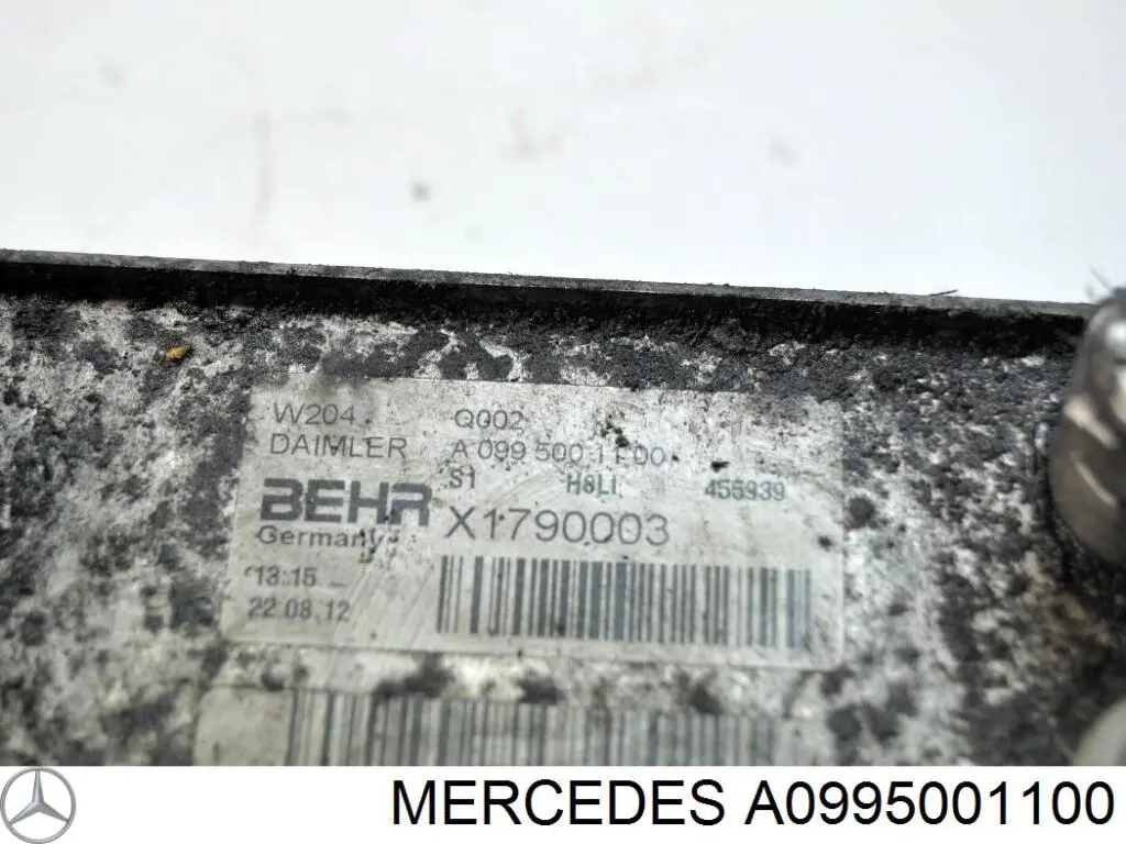 Radiador de refrigeración de la transmisión A0995001100 Mercedes