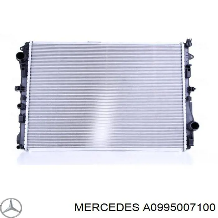 A0995007100 Mercedes radiador refrigeración del motor