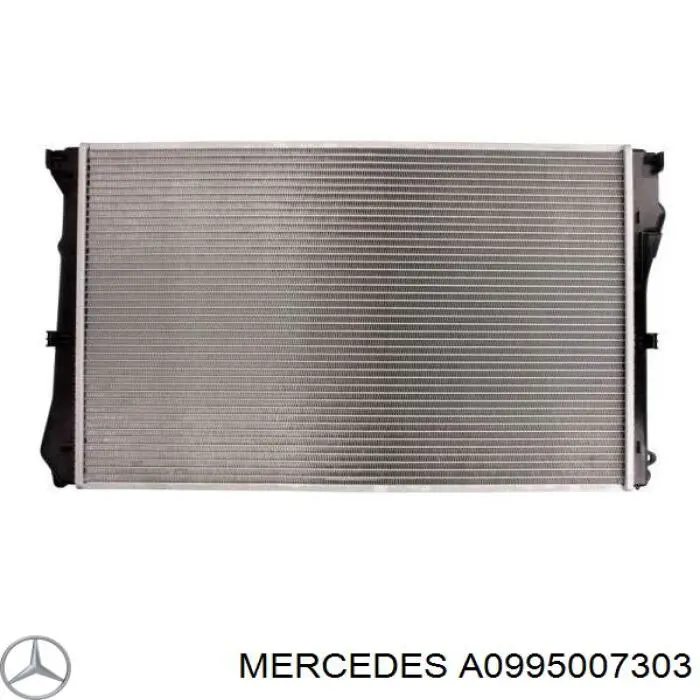 A0995007303 Mercedes radiador refrigeración del motor