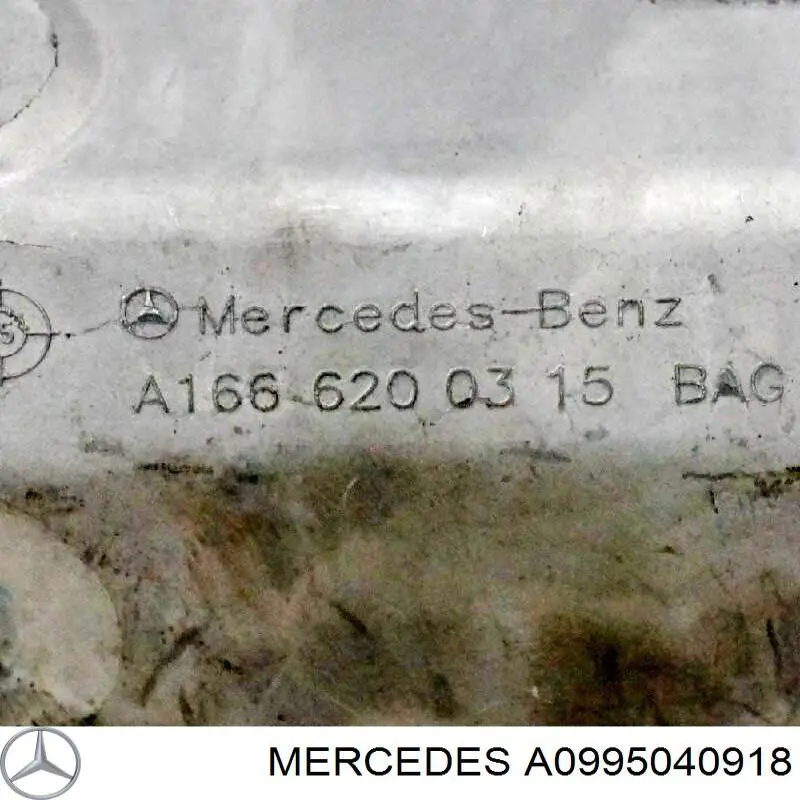A0995040918 Mercedes Soporte izquierdo del radiador