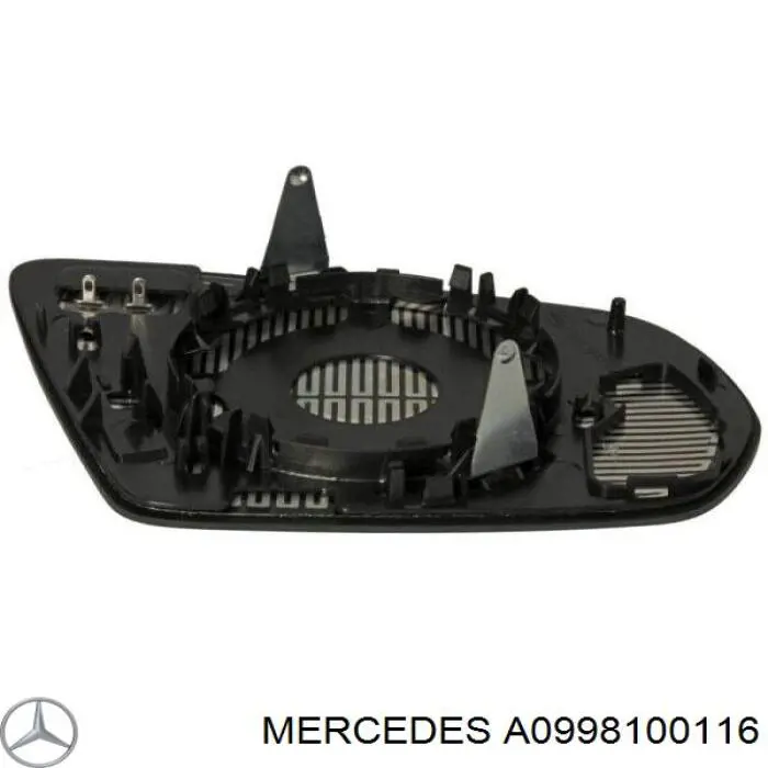 A0998100116 Mercedes cristal de espejo retrovisor exterior izquierdo
