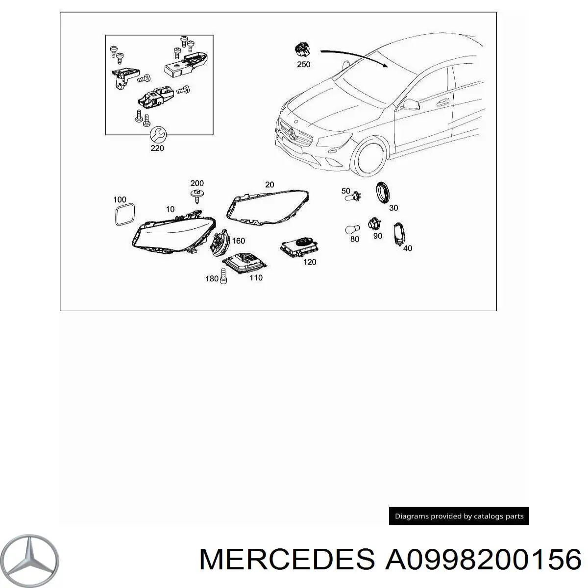 A0998200156 Mercedes