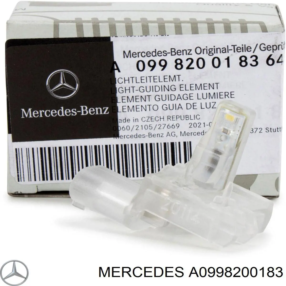 Lámpara de iluminación de la manija de la puerta delantera Mercedes A0998200183 precio, desde 52,54 EUR
