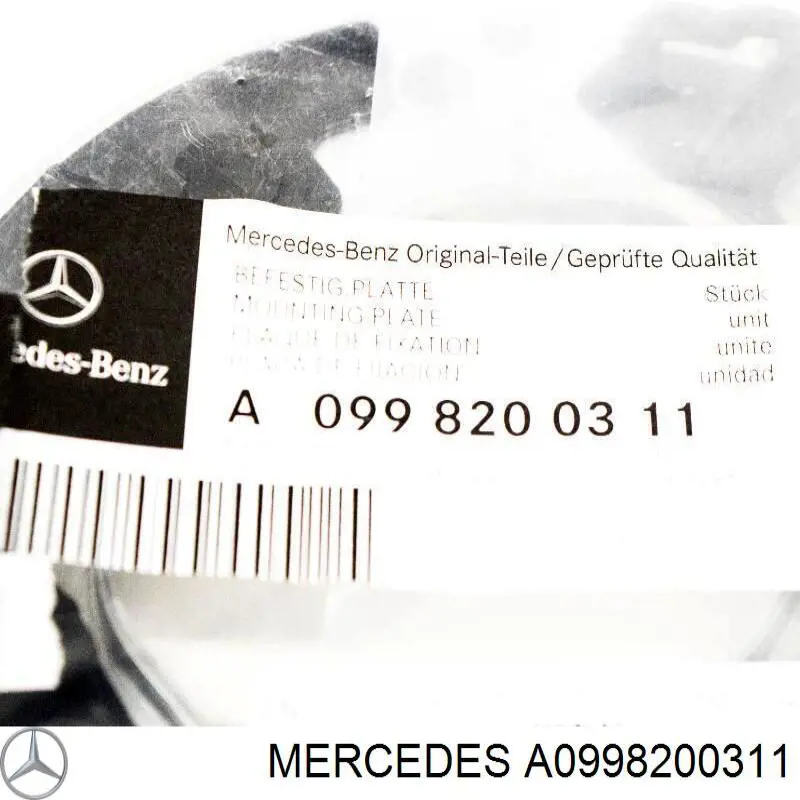  Mercedes A0998200311 precio, desde 132,06 EUR