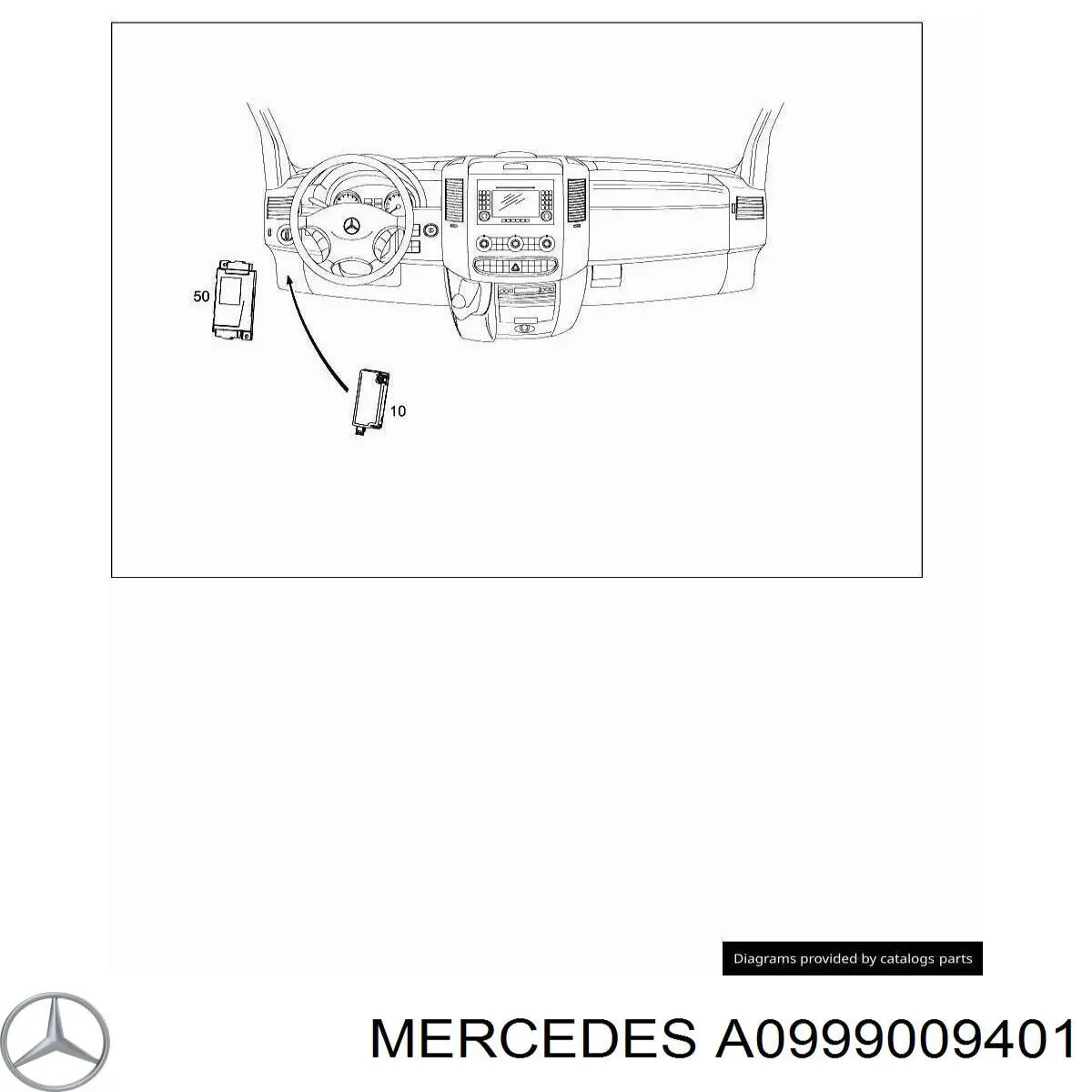 A0999009401 Mercedes