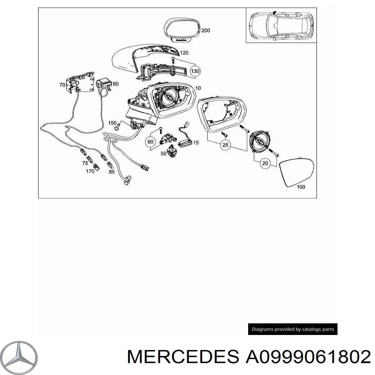 A0999061802 Mercedes