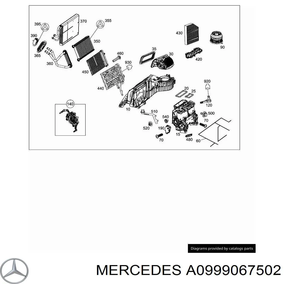 Actuador de compuerta de calefacción Mercedes A0999067502 precio, desde 126,05 EUR