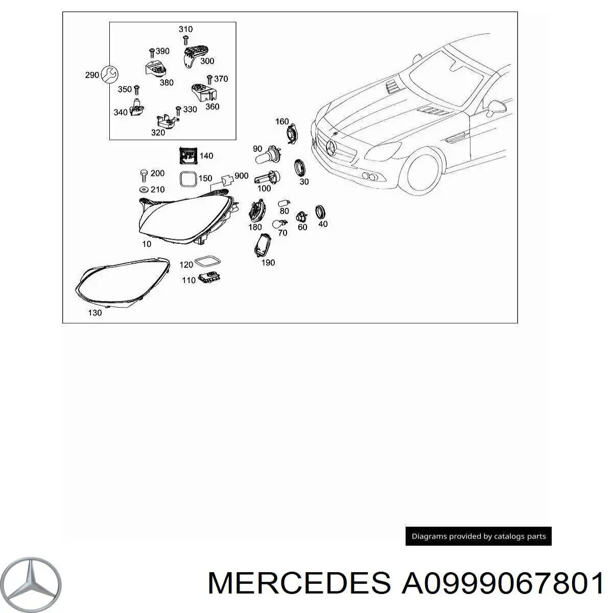 A0999067801 Mercedes