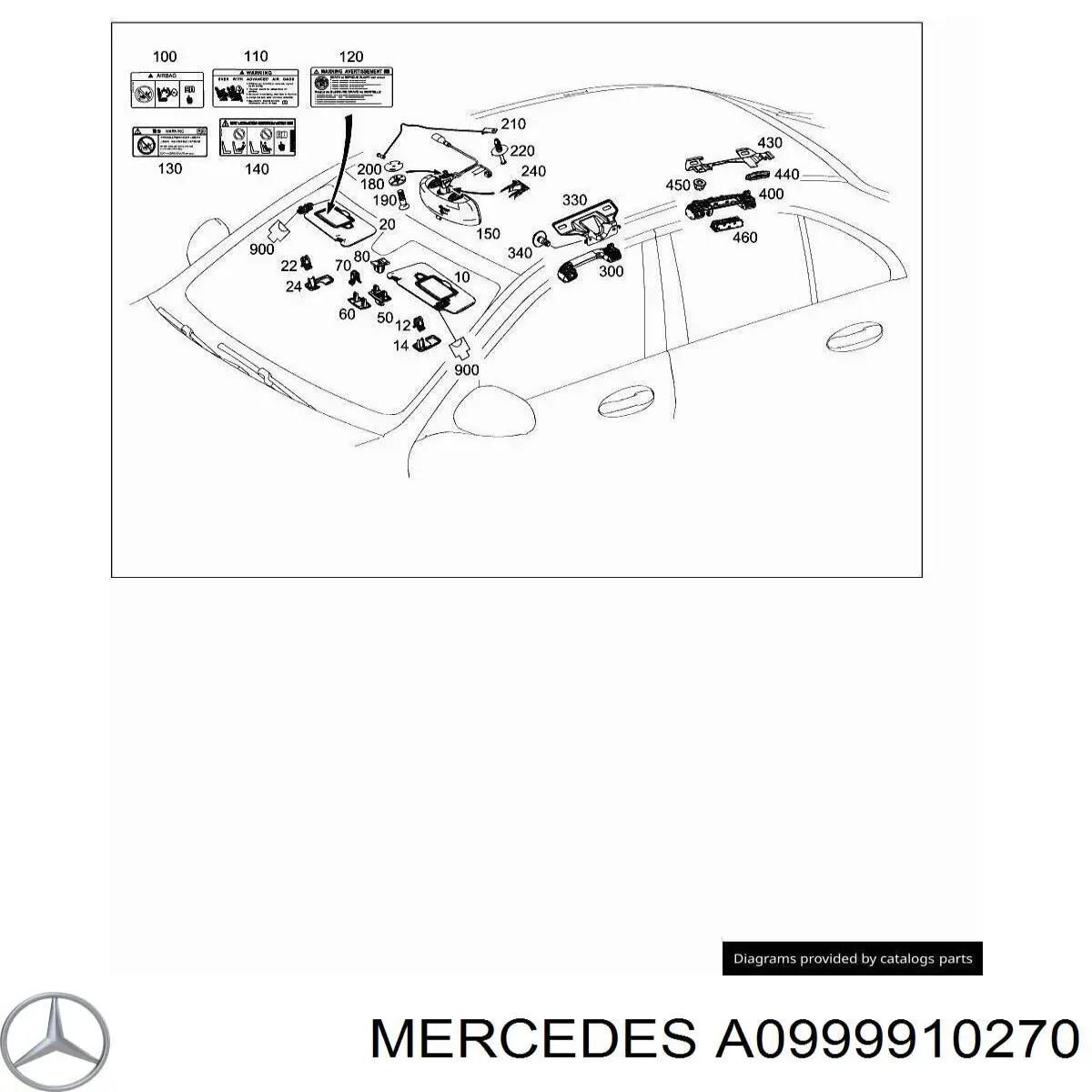 A0999910270 Mercedes 