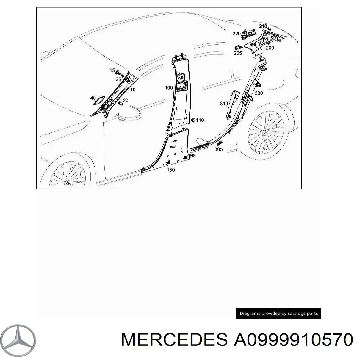 A0999910570 Mercedes