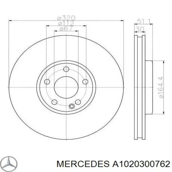  Mercedes A1020300762