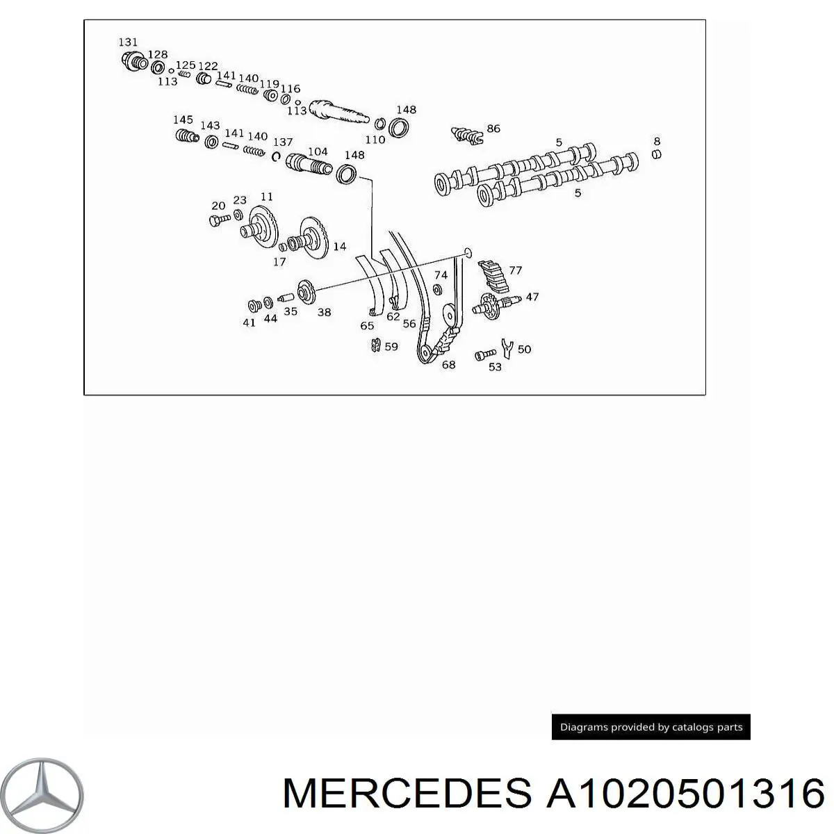  Mercedes A1020501316 precio, desde 106,06 EUR