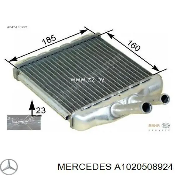 Comprar A1020508924 Mercedes Guía de válvula de admisión