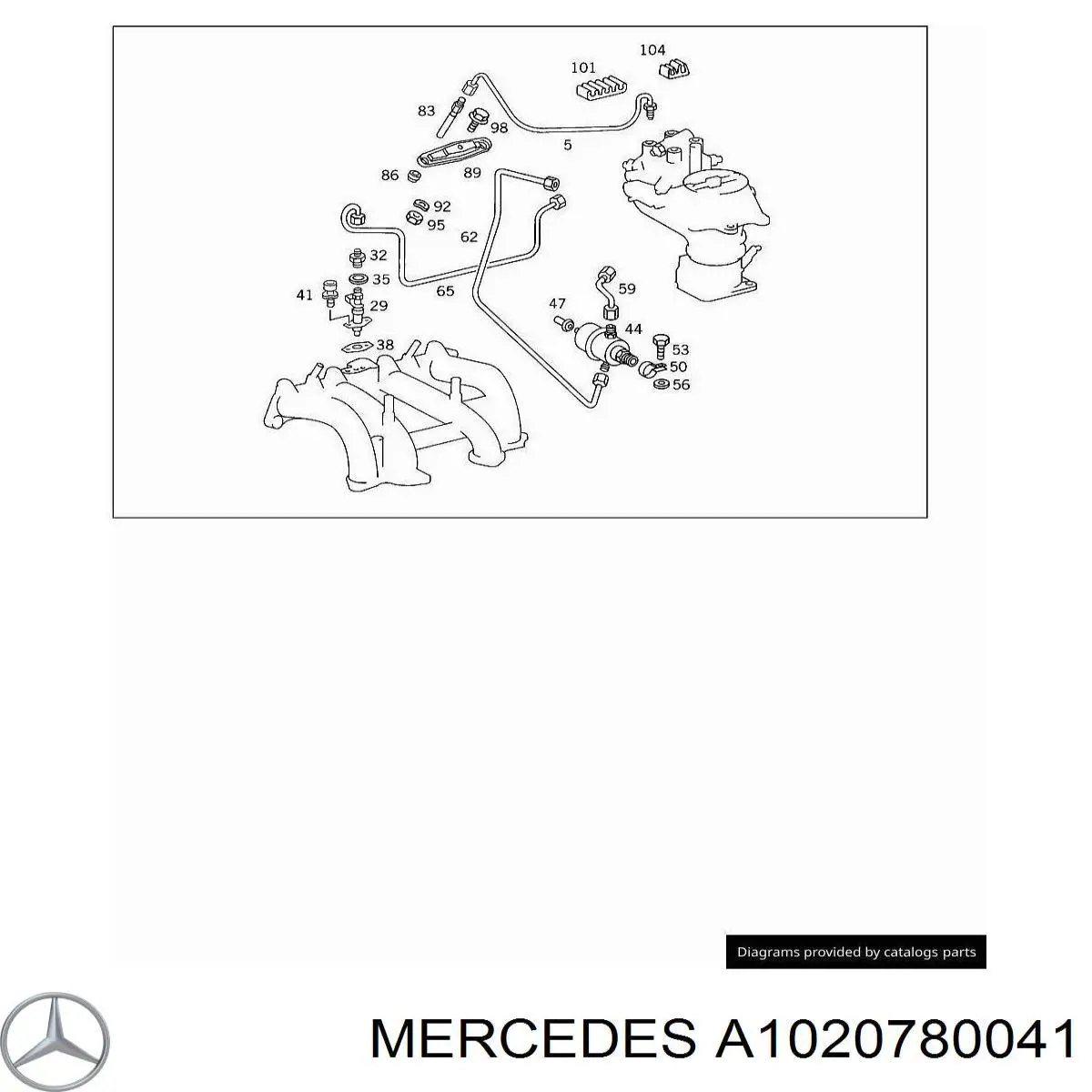 A1020780041 Mercedes 