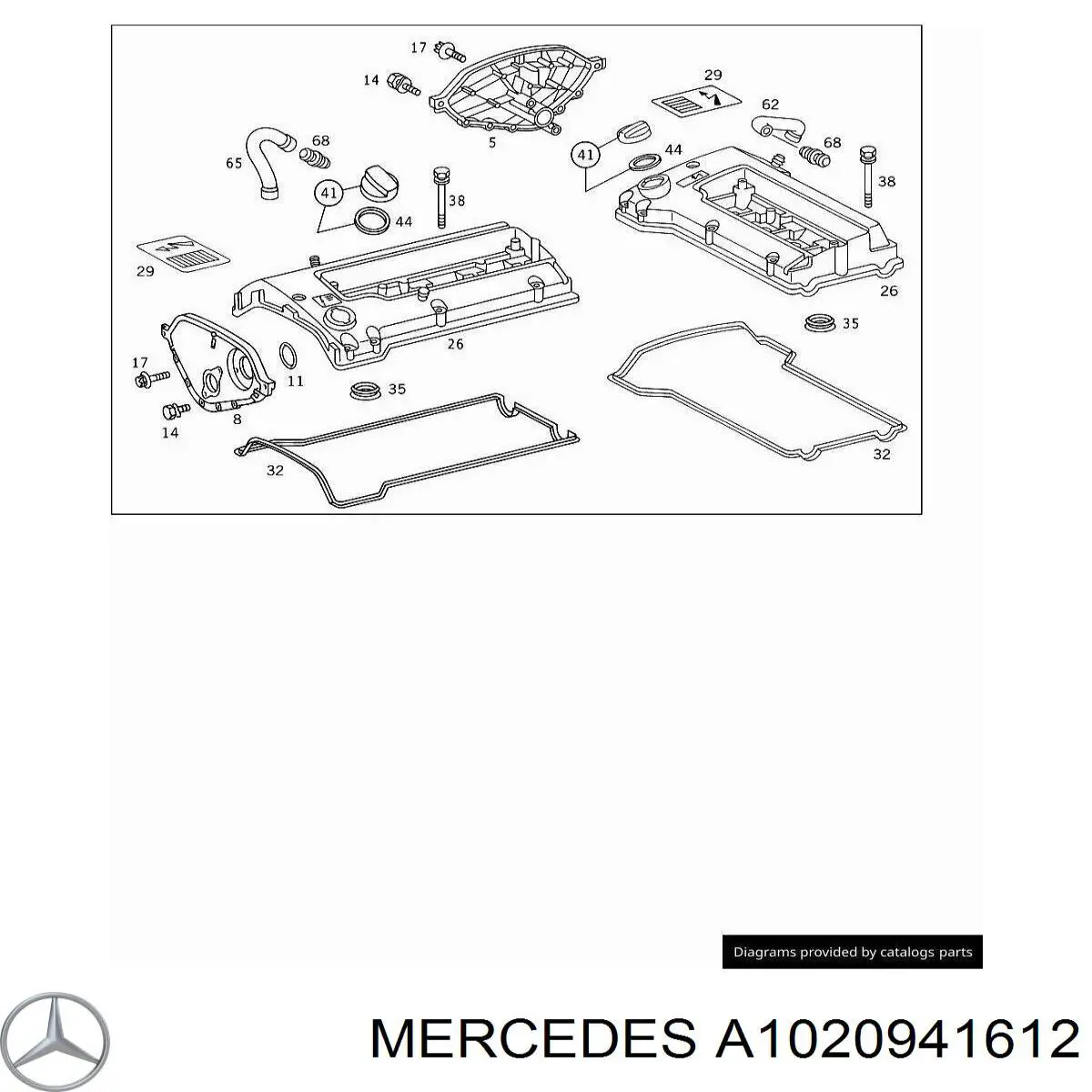  Mercedes A1020941612 precio, desde 4,99 EUR