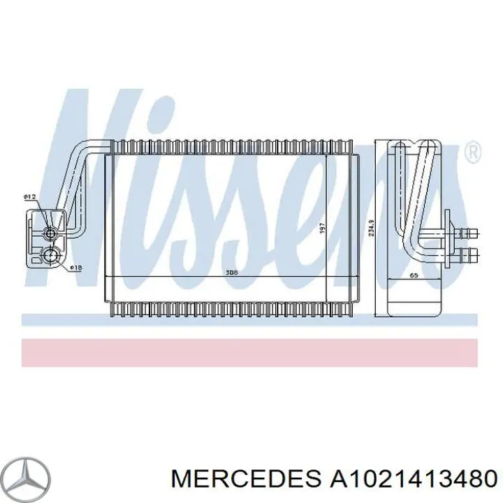 Junta de colector de admisión A1021413480 Mercedes