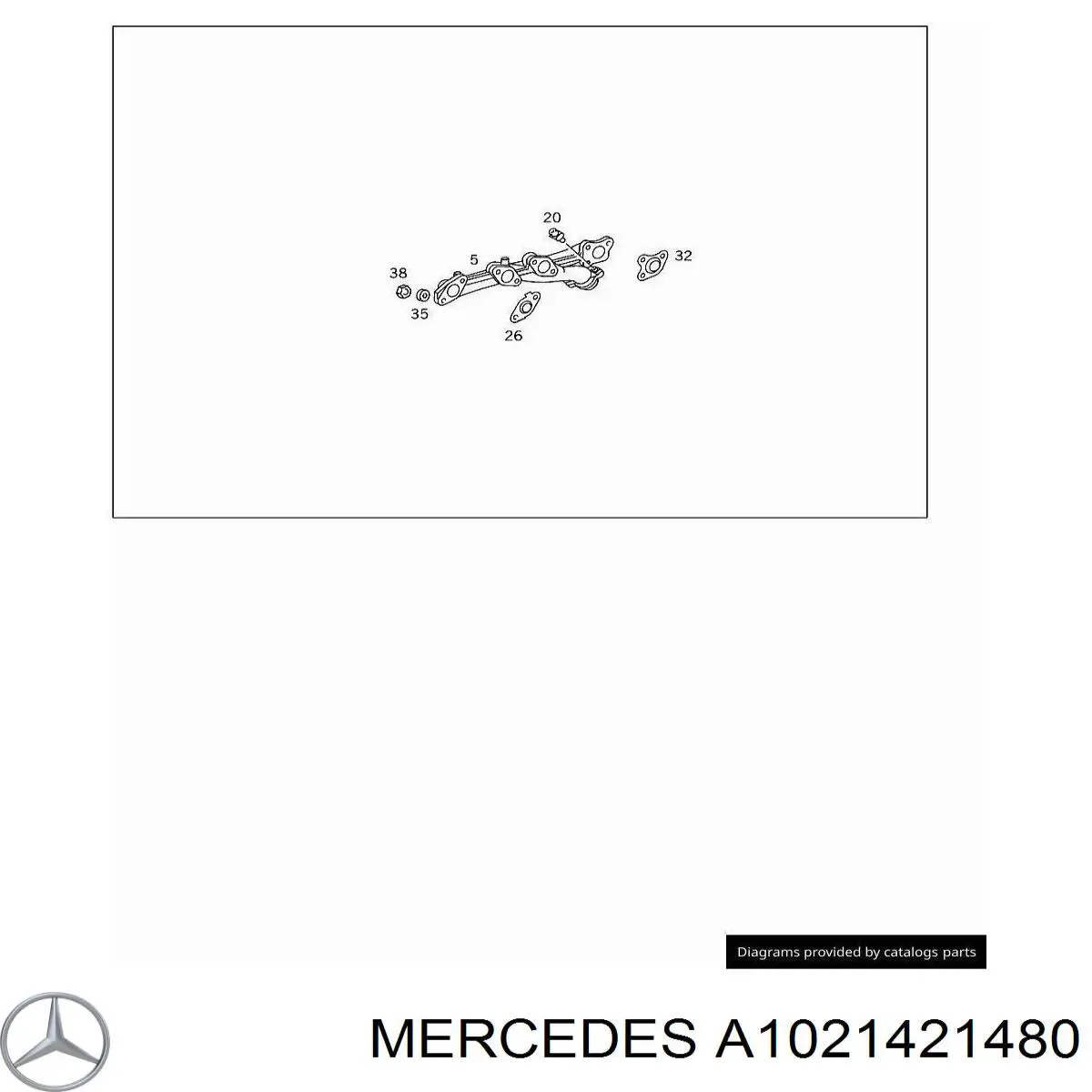 Junta colector escape Mercedes A1021421480 precio, desde 2,21 EUR
