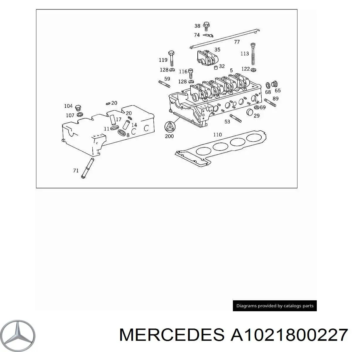  Mercedes A1021800227 precio, desde 77,57 EUR