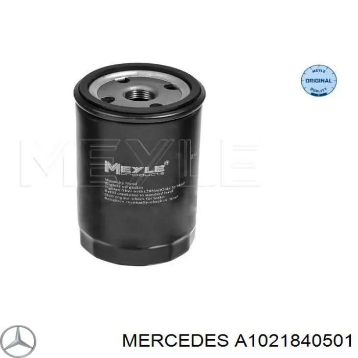 A1021840501 Mercedes filtro de aceite