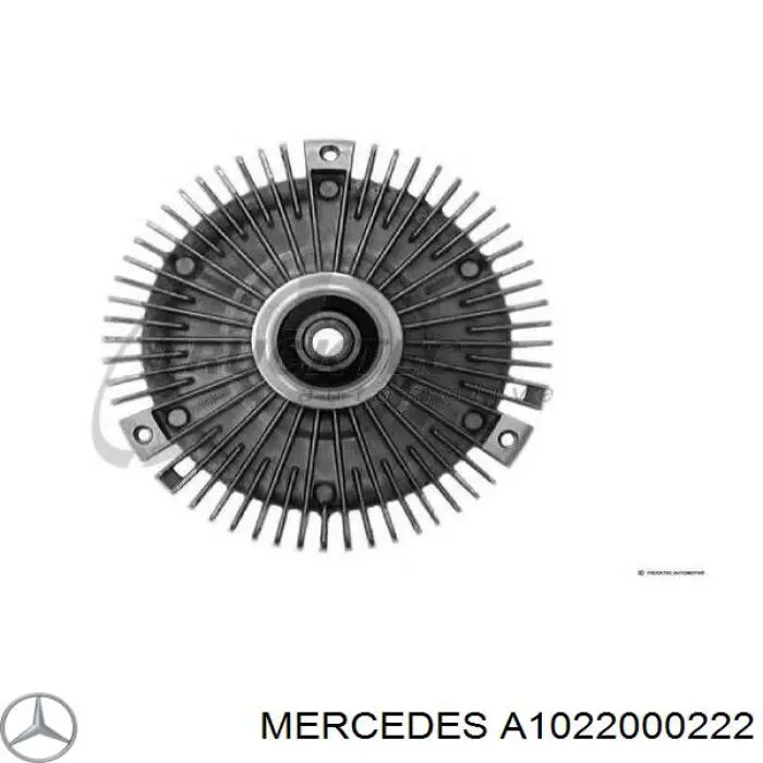 A1022000222 Mercedes embrague, ventilador del radiador