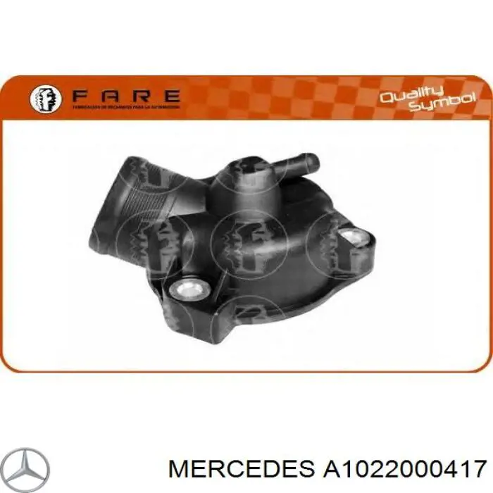 A1022000417 Mercedes tapa de termostato