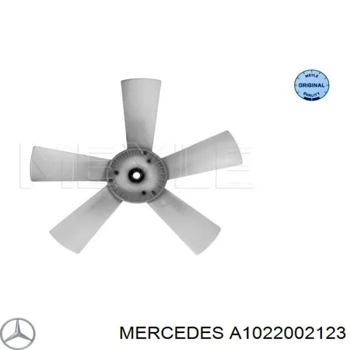 A1022002123 Mercedes rodete ventilador, refrigeración de motor