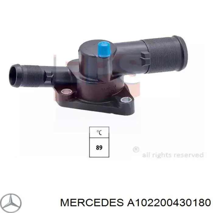 A102200430180 Mercedes bomba de agua
