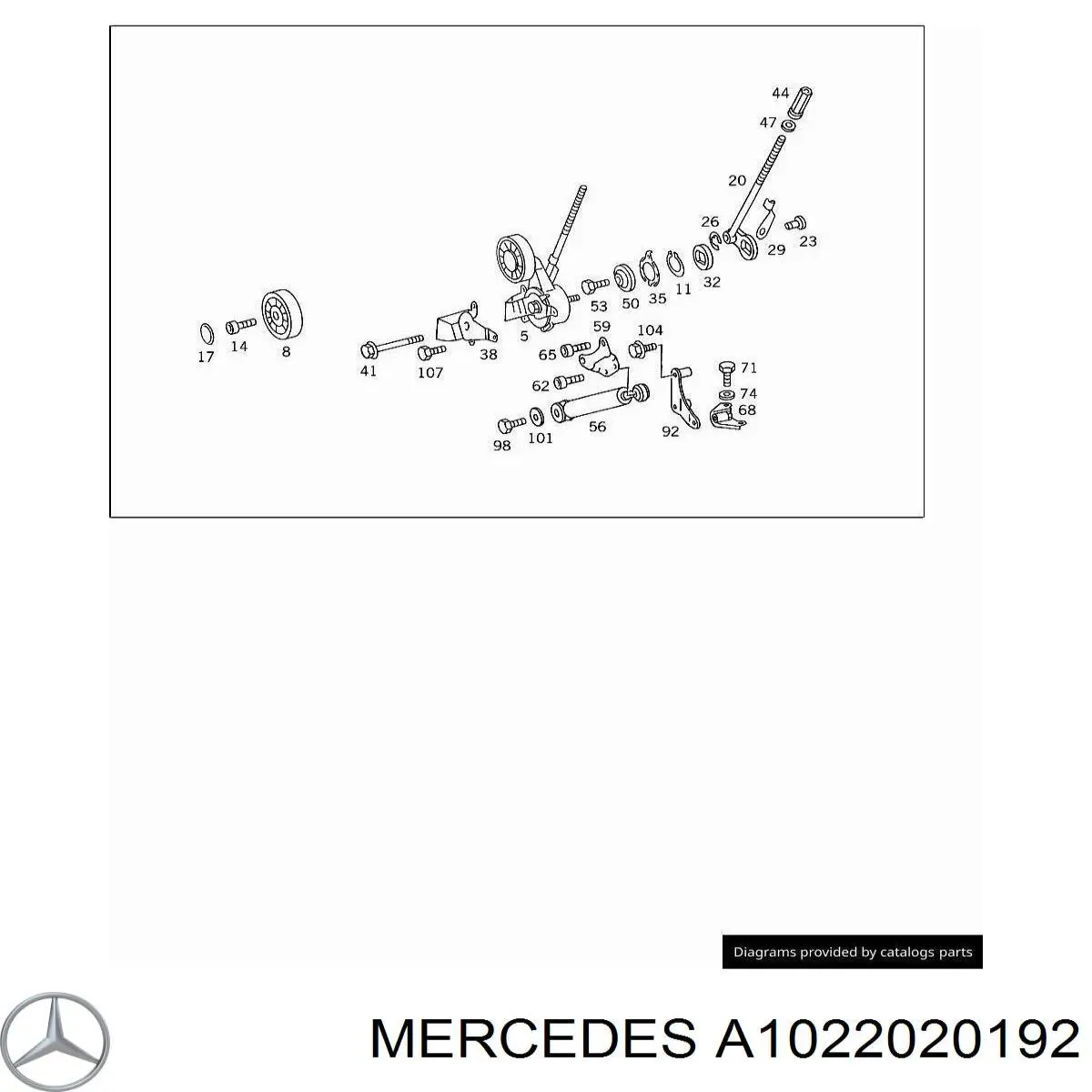  Mercedes A1022020192 precio, desde 32,45 EUR