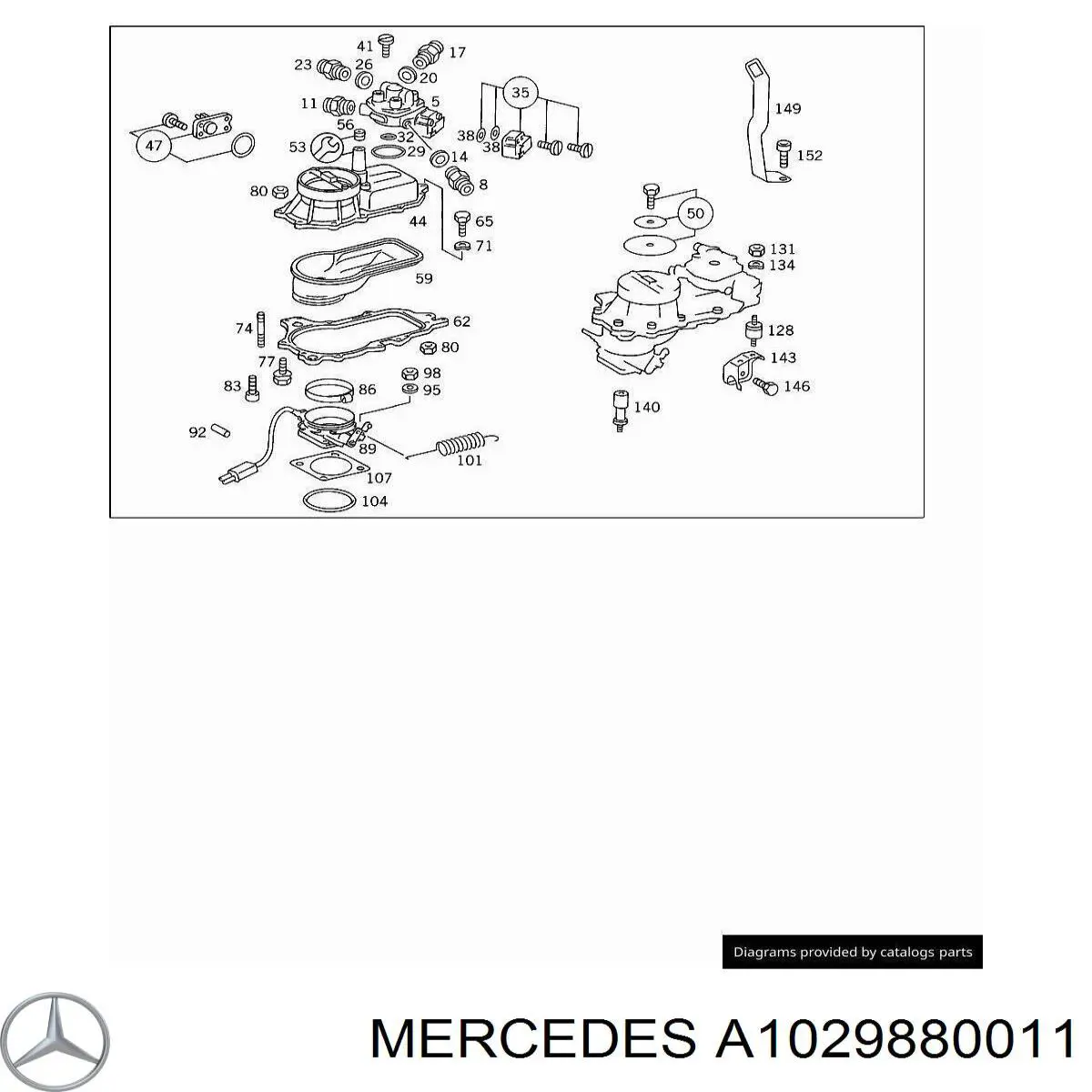  Mercedes A1029880011 precio, desde 33,69 EUR