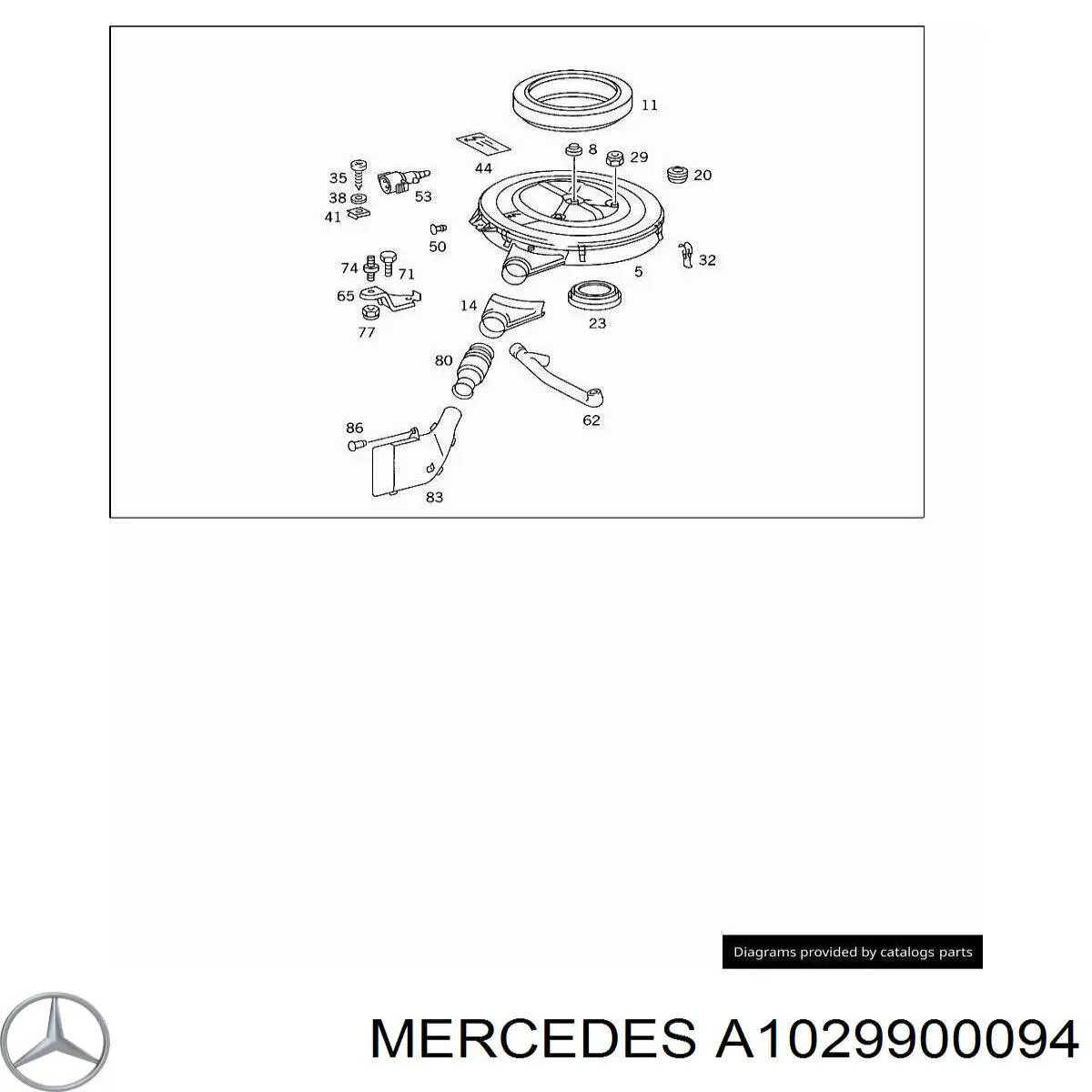  Mercedes A1029900094 precio, desde 9,44 EUR