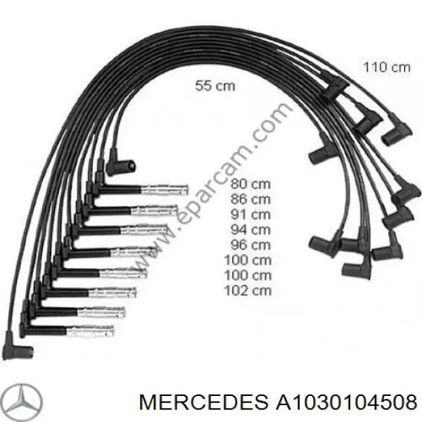 Juego de juntas inferiores del motor A1030104408 Mercedes