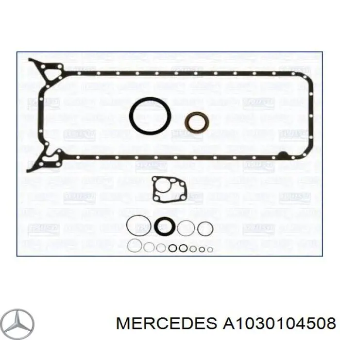 Juego de juntas, motor, inferior para Mercedes S (W126)