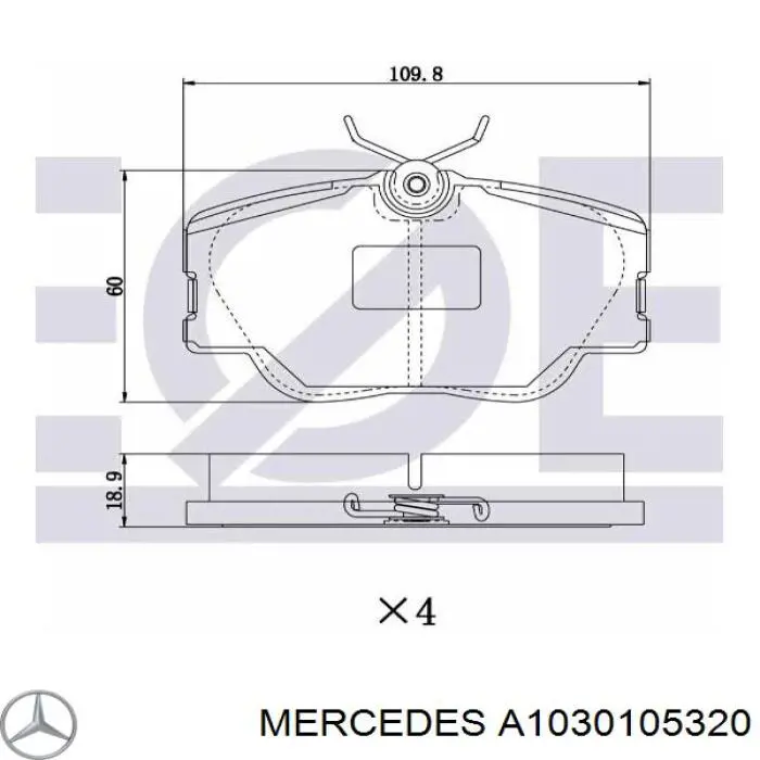 Comprar A1030105320 Mercedes Juego de juntas superiores de motor