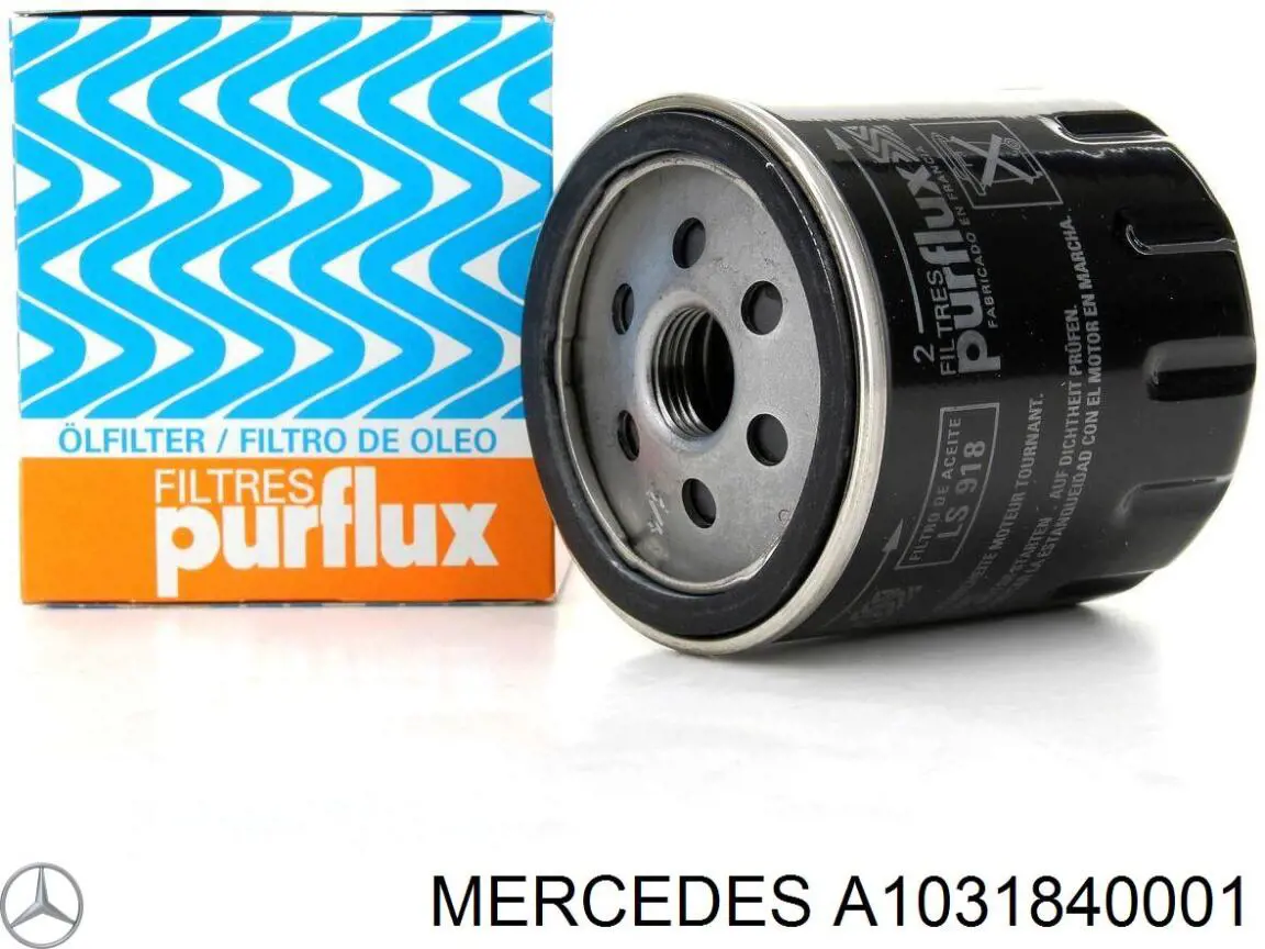 Filtro de aceite Mercedes A1031840001 precio, desde 3,87 EUR
