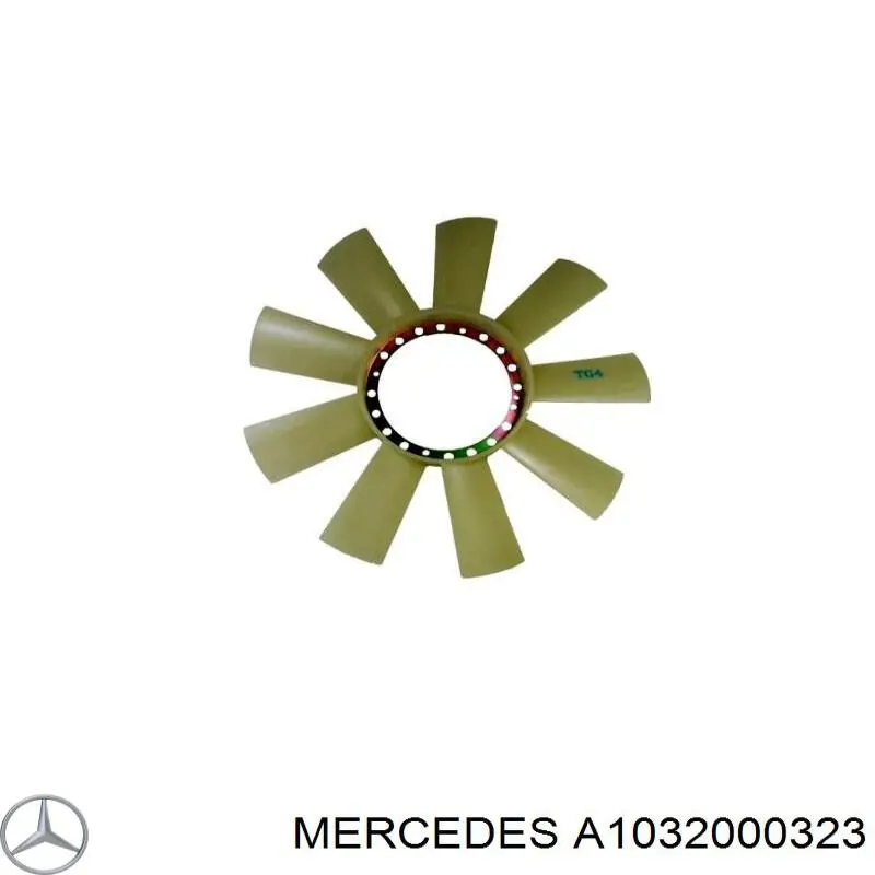 Comprar A1032000323 Mercedes Ventilador del radiador