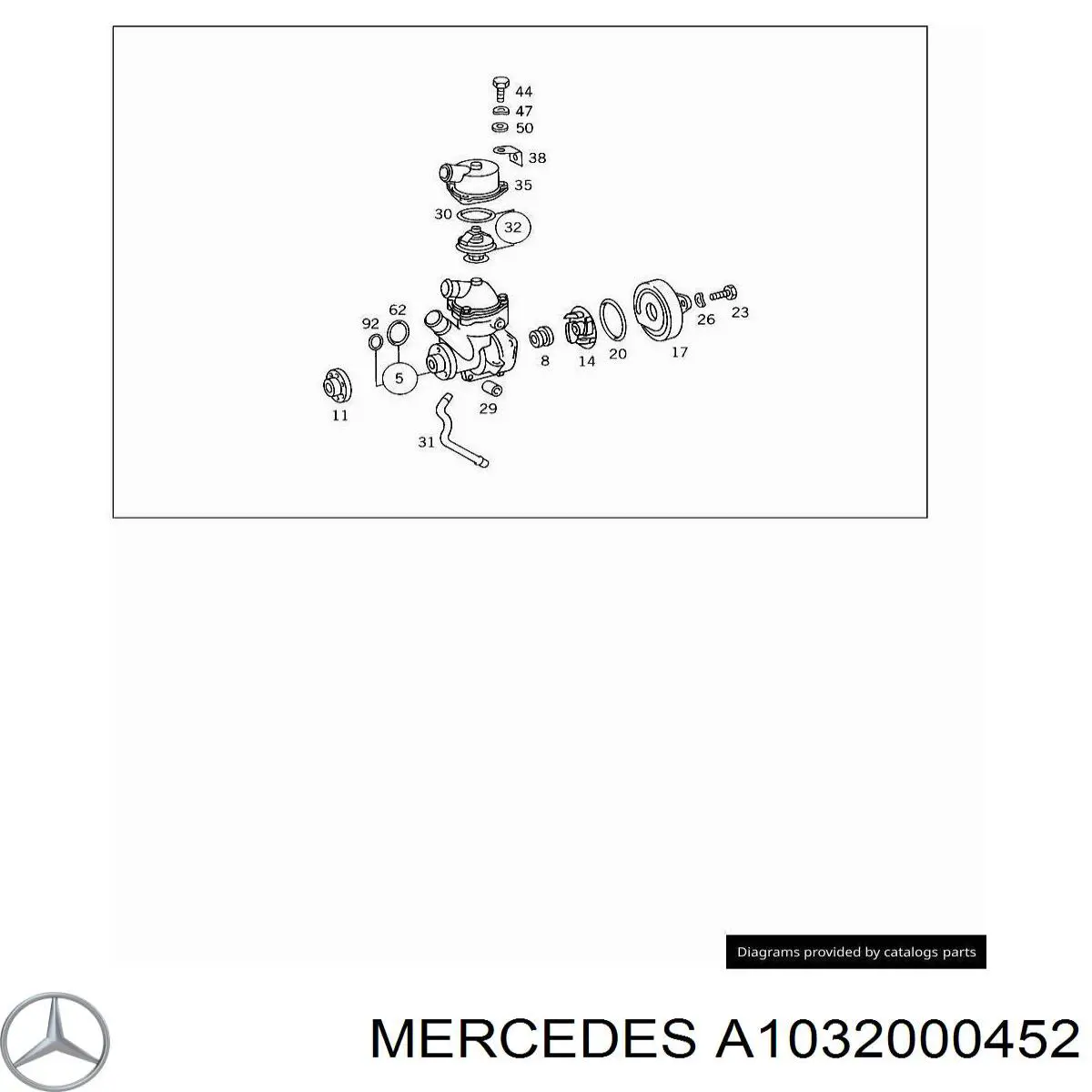  Mercedes A1032000452 precio, desde 317,61 EUR
