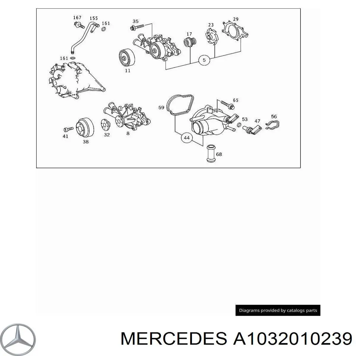  Mercedes A1032010239 precio, desde 51,76 EUR