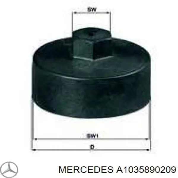 Comprar A1035890209 Mercedes Extractor de filtro de aceite