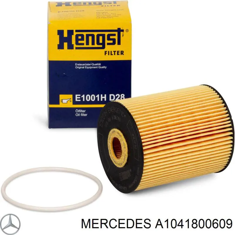 A1041800609 Mercedes filtro de aceite