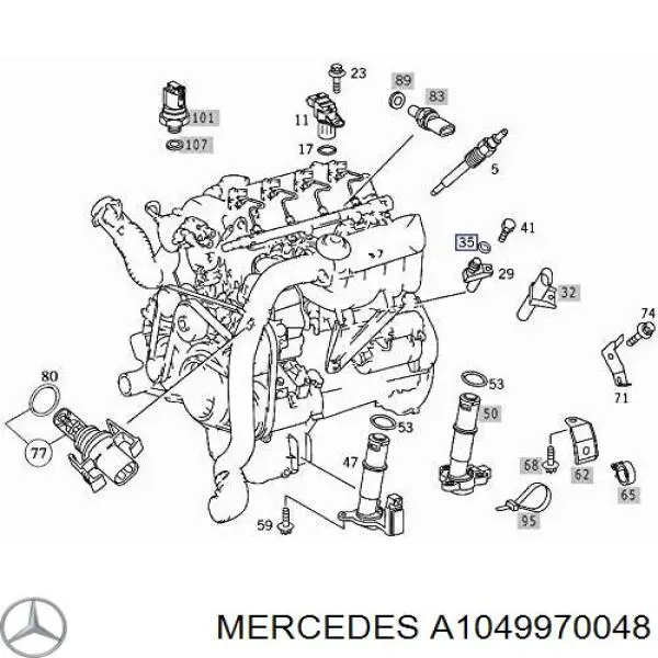 Comprar A1049970048 Mercedes 