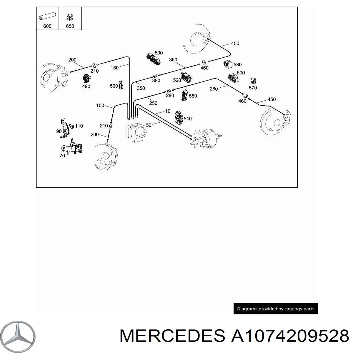  Mercedes A1074209528 precio, desde 93,51 EUR
