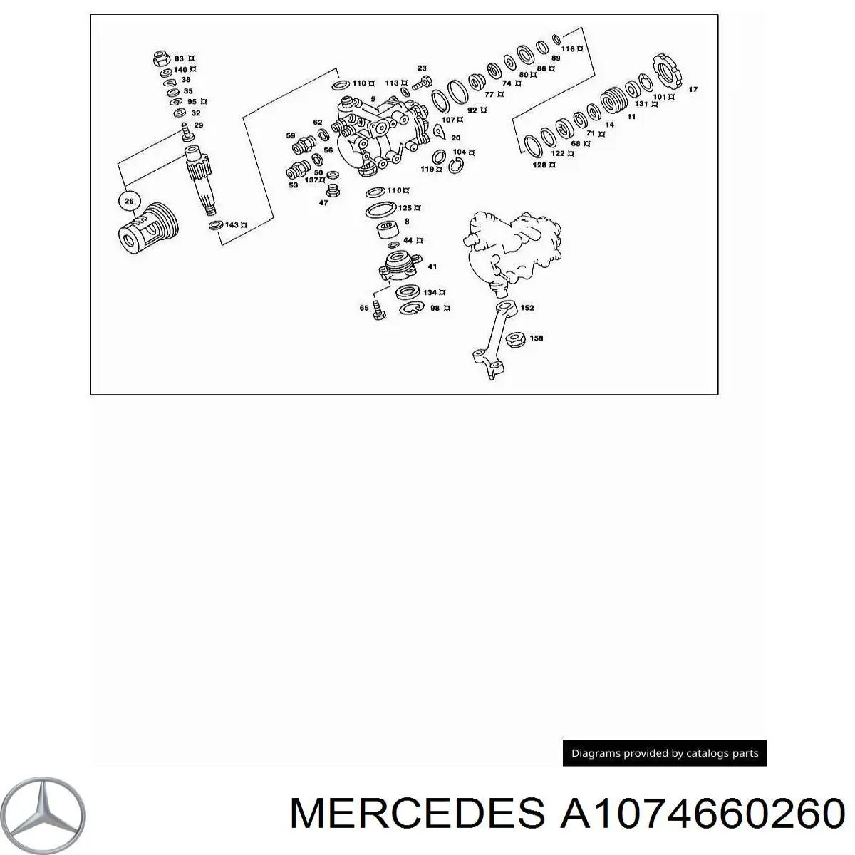  Mercedes A1074660260 precio, desde 13,98 EUR