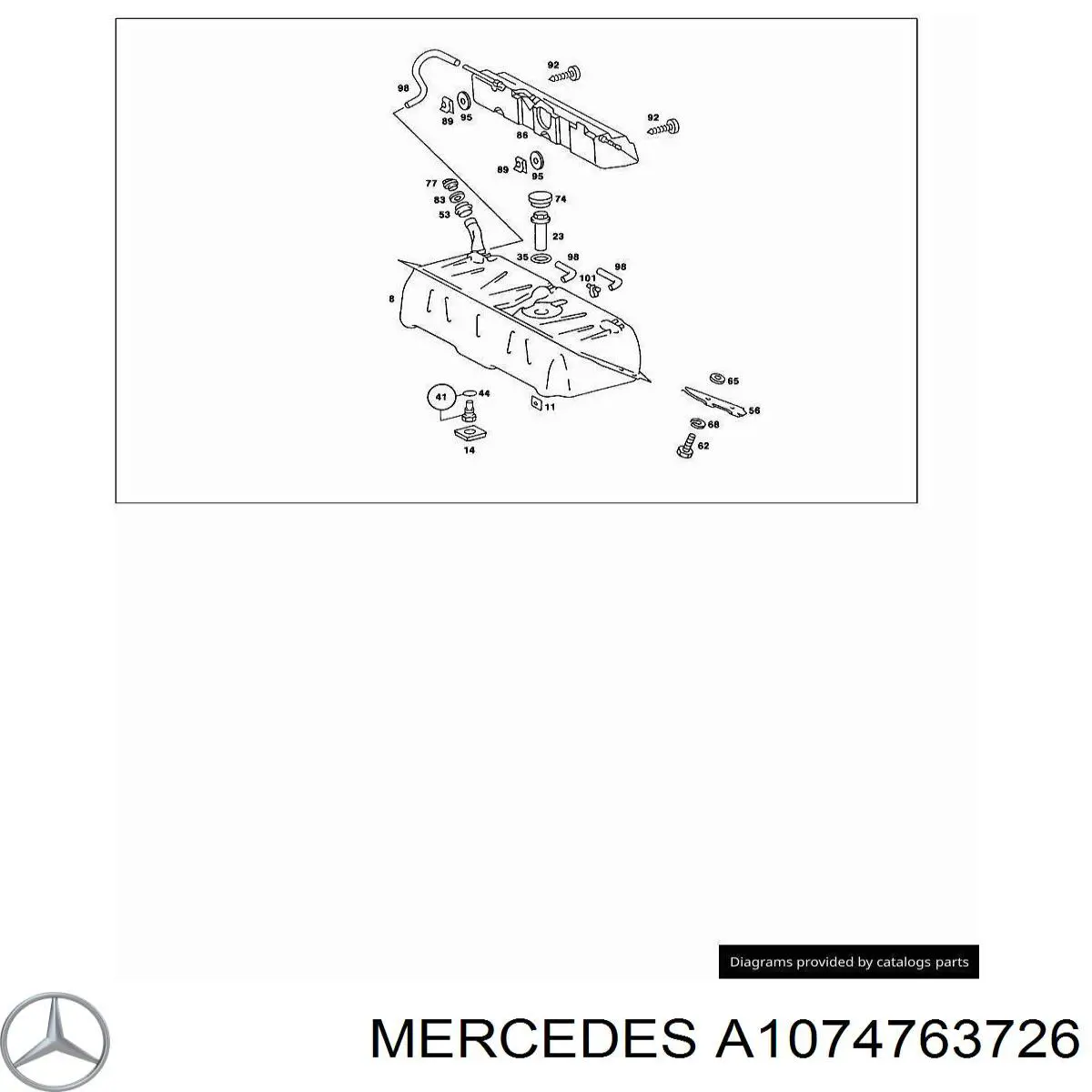 Mercedes A1074763726 precio, desde 26,35 EUR
