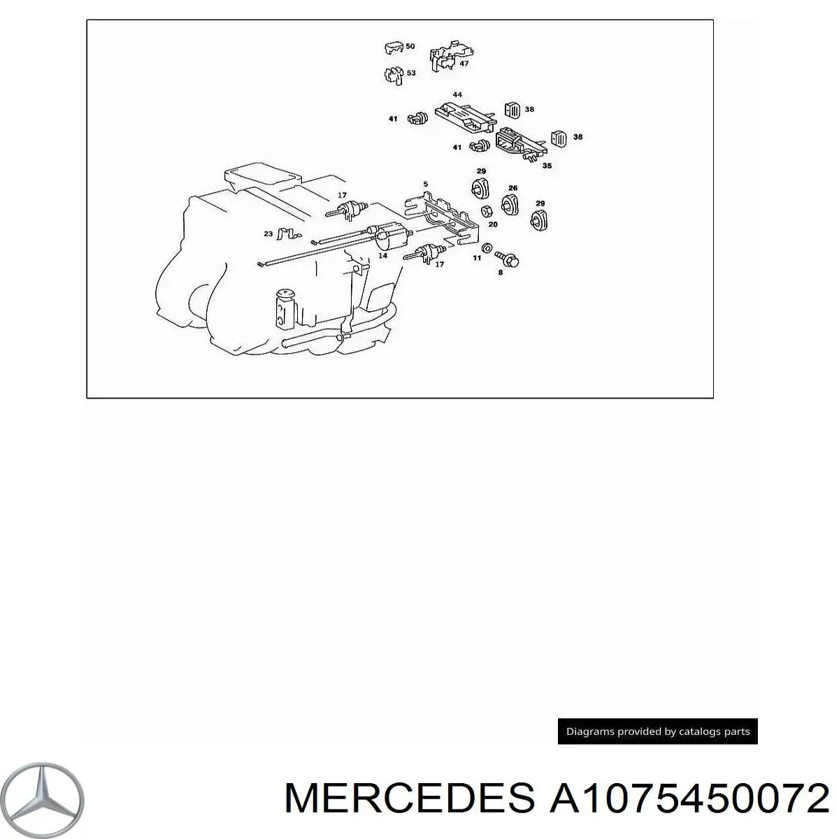  Mercedes A1075450072 precio, desde 9,98 EUR