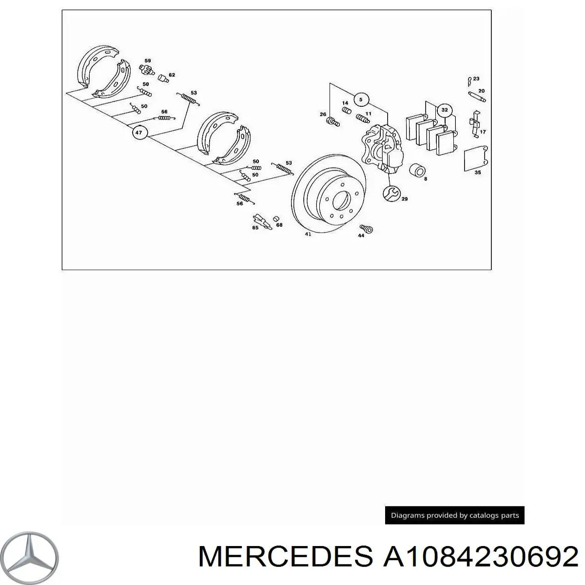 Mercedes A1084230692 precio, desde 23,61 EUR
